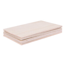 10 Stücke Balsaholz Blätter Holzplatte 150 x 100 x 2mm für Haus Schiff Handwerk Modell DIY