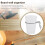 6 Sets Pegboard Bins with Rings Style Pegboard Hooks with Pegboard Cups Pegboard Cup Holder Accessories Transparent 7