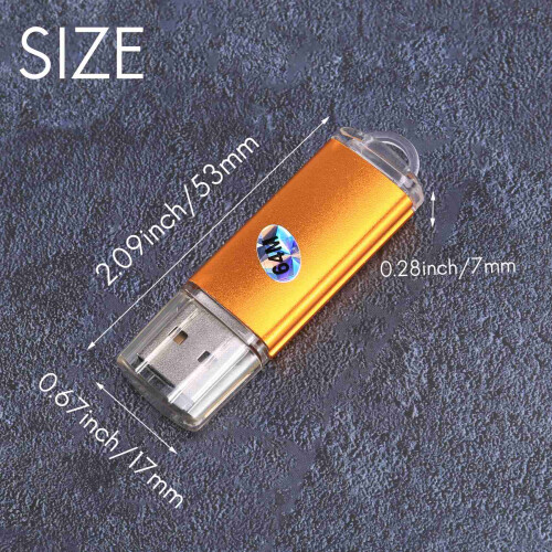 USB Memory Stick Flash Pen Drive U Disk for PS3 PS4 PC TV Color:Golden Capacity:64MB 2
