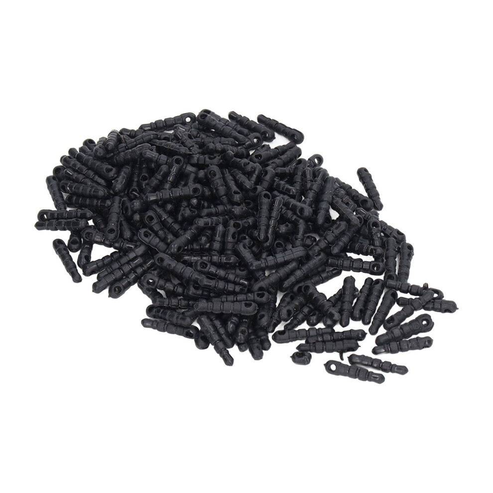 Bulk 500Pcs Earphone Jack Dust Plugs With Holes Universal Fit For Phones Black 8151388964988