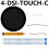 Tela Sensível Ao Toque LCD  MIPI de 4 Polegadas para Raspberry Pi, 720x720, Compatível com para Luckfox Lyra RK3506/ESP32-P4/para Luckfox Omni3576 7