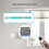 2Pcs Tuya WiFi  Curtain  Module with RF433 Remote for Roller Shutter Blinds Motor Work with Alexa Home Alice 8