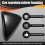 Rearview Mirror Shell Rearview Mirror Cover Reflector Shell Carbon Fiber Pattern Rearview Mirror for 3