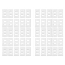 Vertical Blind Repair Tabs-50 Sets Clear Vertical Blind Repair Tabs Vane Saver Self Adhesive Vertical Blinds Repair Kit