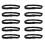10X Wild Men'S Canvas Belt Metal Free Plastic Automatic Buckle 1