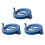 3X Bobina Rodamiento de Bolas de Plastico Azul para Cometa 1