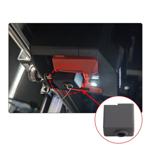 5Pcs Hotend Protective Cover for  Kobra 3 3D Printer, High-Temperature Resistance, 3D Printer Accessories 1
