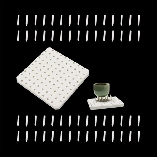 Ceramic Refractory Pad, 96 Points Bar Stilt Pottery Kiln Ceramic Refractory Support Pad Ceramic Refractory Support 2