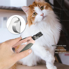 Professional Pet Nail Clipper with Safety Guard Stainless Steel Scissors Cat Dog for Claw Care Grooming Supplies