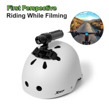 Cámara de Video DVR Deportiva para Exteriores, 1080P HD, con WiFi, para Coche, Motocicleta, Bicicleta, con Linterna, Color Gris Oscuro.