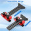 3-Pulleys Thin Rip Jig, Thin Rip Table Saw Jig Table Saw Jig Guide Woodworking Tools Fast Thin Ripping Guide 2