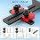 3-Pulleys Thin Rip Jig, Thin Rip Table Saw Jig Table Saw Jig Guide Woodworking Tools Fast Thin Ripping Guide 3