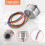 R503 Circular Round RGB Ring Indicator LED Control DC3.3V MX1.0-6Pin Capacitive Fingerprint Module Sensor Scanner, 19Mm 4