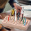 98 Holes Leather  Tool Holder, Leather Working Tool Holder,for Leather Working and Punch Tools Organizer Storage 5