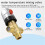 Thermostatic Mixing Valve Solid Brass G1/2 for Shower System Water Temperature Control Pipe Basin Thermostat Control 6