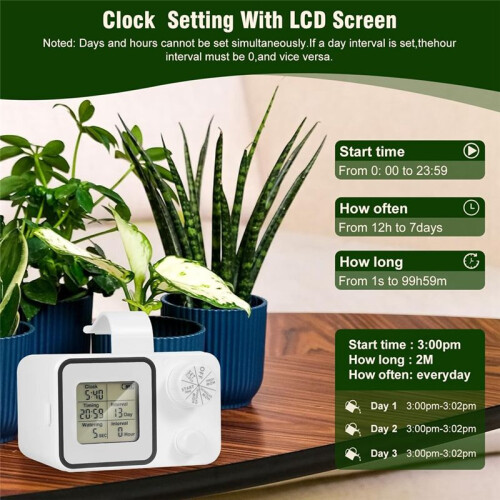 Automatic Drip Irrigation Kit,15 Potted Indoor Houseplants Support,Indoor Automatic Watering System for Plants 2