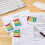 1000 Pieces Sign Here Date Tabs Sign Here Date Stickers Flags Please Message Flags for Office Notebook Annotating Books 4