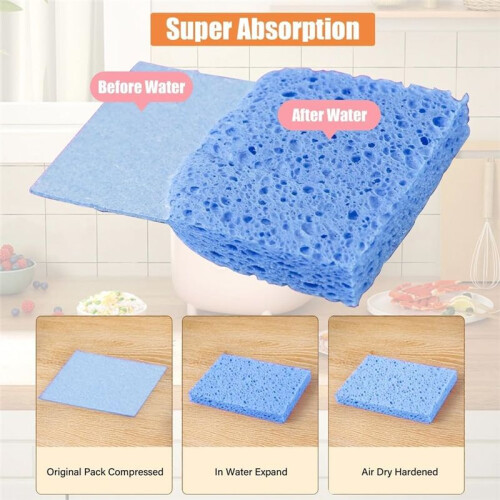 Replacement Welding Soldering Iron Tip Cleaning Sponge Solder Tip Cleaning Sponge Pack of 30 (Yellow & ) 2