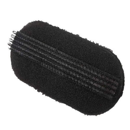6 Pcs Black Sponge Hair Clip Volume Bumpit Padding Bun Updo