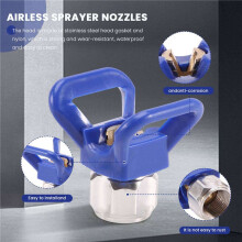 3Pc 415/515 Spray Tips Airless Verfspuit Spuit Tip Guard Nozzle Vervanging voor Airless Spray Paint Tip Nozzle