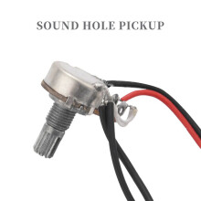 8X Magnetic Acoustic Pickup for Guitar Black
