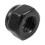M2.5X0.45mm Zinc Plated Nylon Insert Hex Lock Nuts Black 100Pcs 3