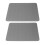 2Pcs Dark Gray Coffee Mat 40x50cm Super Absorbent 2