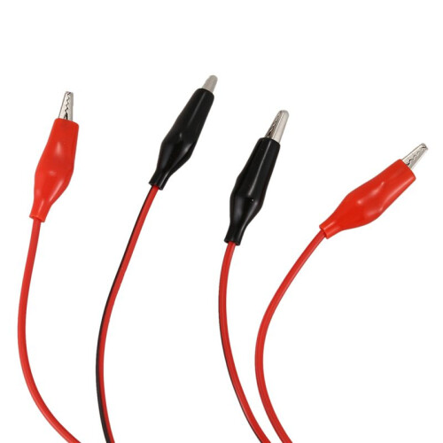 4X 1M Double-End Alligator Clips Test Lead Jumper Wire