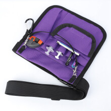 Nursing Bag, Nurse Fanny Pack, Belt Utility Kit, Nursing Tools Pocket Organizer, Nurse Waist Pouch Hip Bag - Black