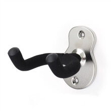 Guitar Wall Mount Hanger with Secure Headstock Hold for Acoustic Electric Bass Ukulele Gold or Silver