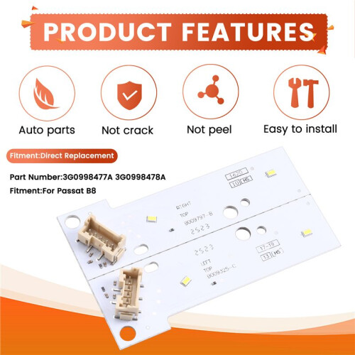 Light Source Chip Daytime Running Light LED Chip 3G0998477A 3G0998478A for   B8 2