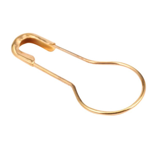 Gourd Crochets Épingles de Sûreté En Forme de Calebasse Swing Tag 500 Pcs Gold Tone 2