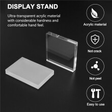 5Pc Clear Stamp Acrylic Block Set for Transparent Acrylic Stamp Pad DIY Scrapbooking Clear Acrylic Display Riser Stands