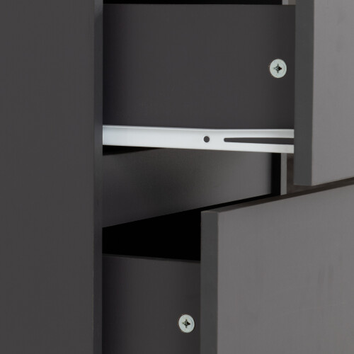 Seconique Malvern 5 Drawer Narrow Chest - Grey 2