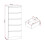 Seconique Malvern 5 Drawer Narrow Chest - Grey 9