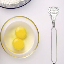 2X Spring Coil Wire Whisk Hand Mixer Blender Egg Beater Stainless Steel Tool