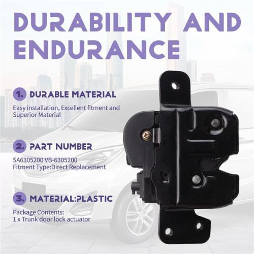 SA6305200 Trunk Door Lock Actuator Tailgate Lock  for  T3 M3 VB-6305200 2