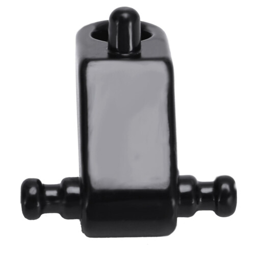 4 Pcs Electric Guitar Roller String Tree String Retainer - Black 2