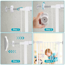 Toradapter, 4-Teilig, Torgewindespindelstange, Drucktor-Ersatzteile, Schraubenmontierter Bolzensatz für Haustiertore