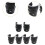 6PC Billiard Pool Table Pockets Table Accessories Space Saving Sturdy Billiard Table  Hole Pocket Billiards Supplies 5