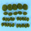 240PCS 3 Dimensioni Artificiali Moss Rocks Decorative, Palle di Muschio Verde, per Giardini E Crafting Floreali 5