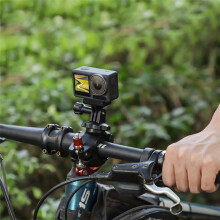 Soporte para Cámara de Acción para Action 5 PRO/4/GoPro12, Soporte para Cámara de Coche con Clip, Soporte para Ciclismo para Action 5