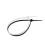 4Pcs 3mm x 150mm Auto Wire Push Cable Zip Tie Organizer White Black 100 Pcs 4