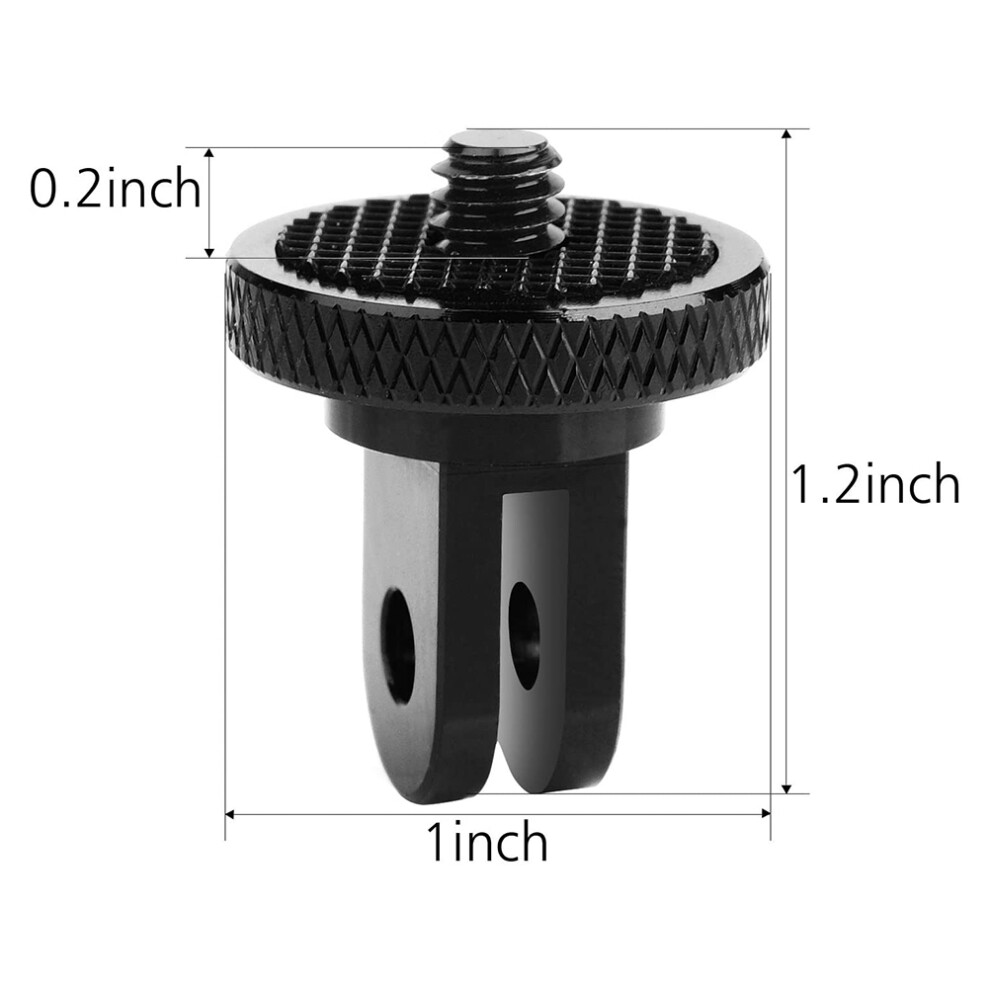 Aluminum Tripod Mount Adapter 1/4In For Cameras & Dv 8231390117708