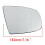 2X Right Side Rear View Mirror Side Mirror Glass Heated + Adjustment for  X5 E70 2007-2013 X6 E71 E72 2008-2014 3