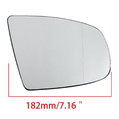 2X Right Side Rear View Mirror Side Mirror Glass Heated + Adjustment for  X5 E70 2007-2013 X6 E71 E72 2008-2014 2