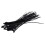 4Pcs 3mm x 150mm Auto Wire Push Cable Zip Tie Organizer White Black 100 Pcs 8
