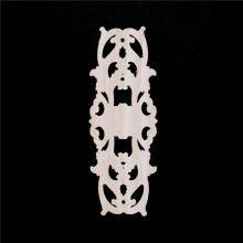 10X Gummi Holz Geschnitzt Applique Retro MöBel Handwerk Dekor Neu (22,5 x 8 cm)