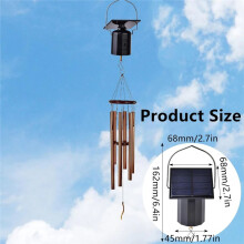 Zonne- Wind Spinner Zonnemotor met Haak Geen Batterijen Nodig Hangende Roterende Motor voor Buiten in de Tuin en op Het Terras