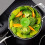 Scolapiatti Pieghevole Lotus Steamer Frutta e Verdura Steamer Scolapiatti Blu 5